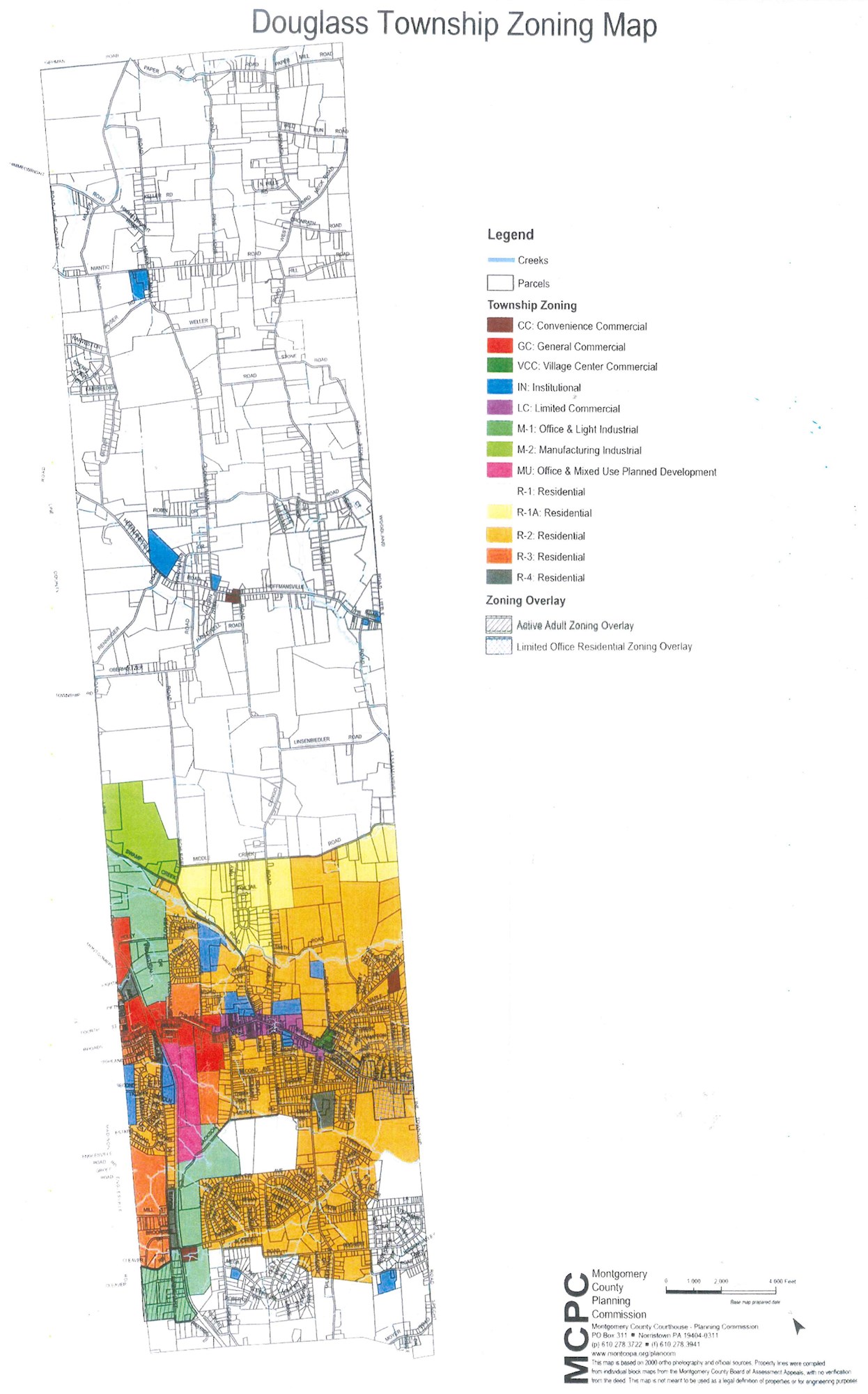 Douglass Township Zoning Map