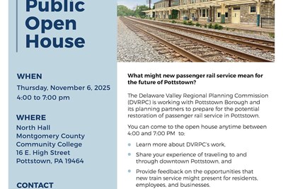 You're Invited! Public Open House - Regional Rail Service